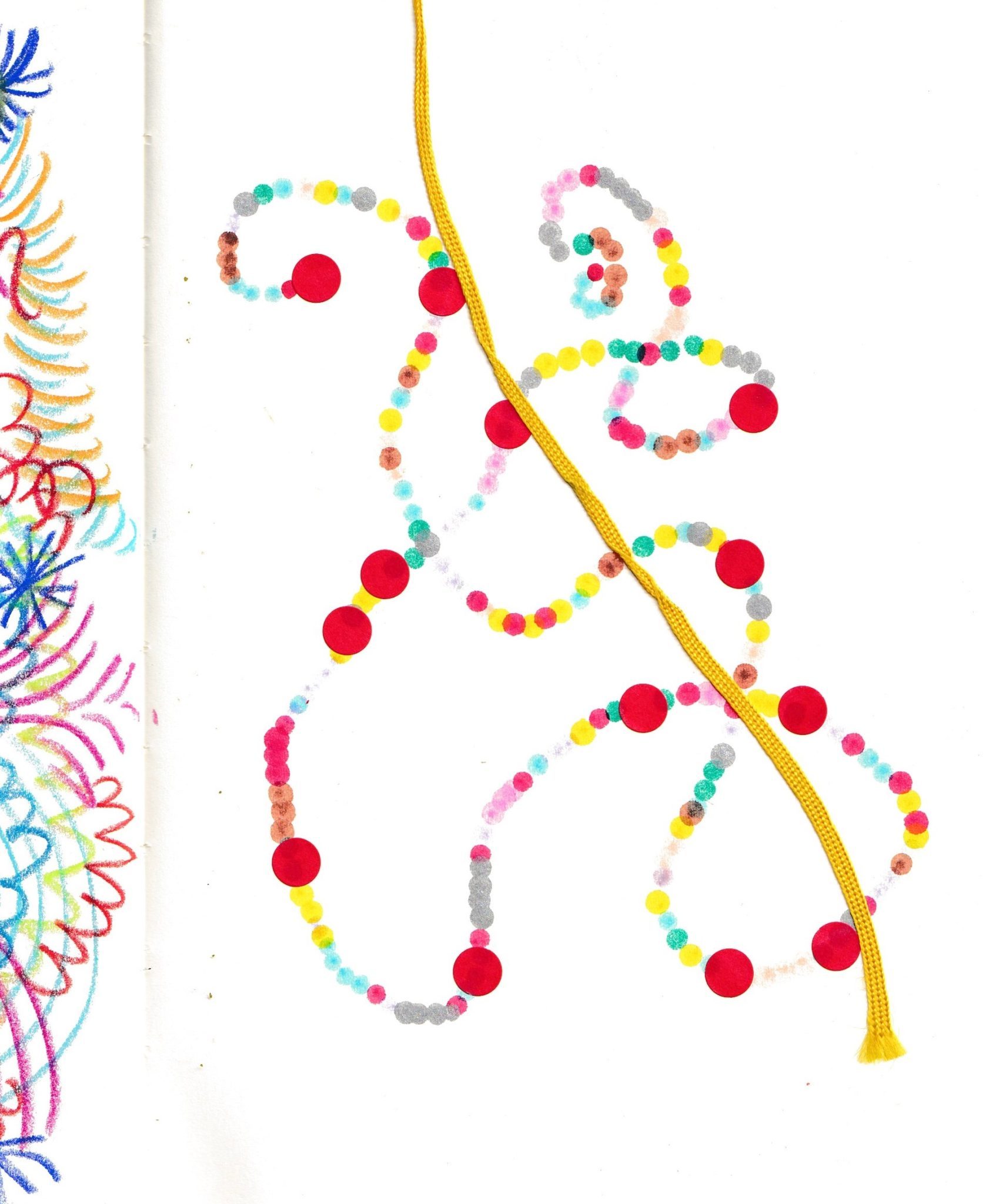 colourful dotty lines