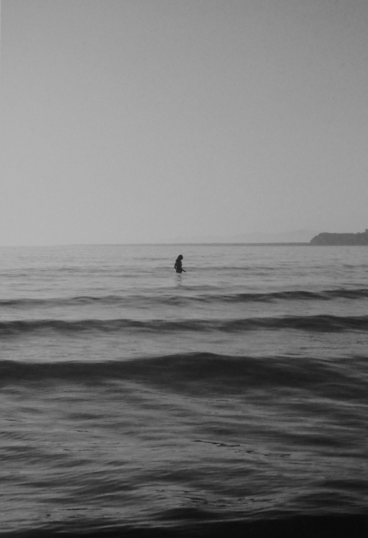 From a series of black and white analogue photos taken at my best friend's home at Parco dell'Uccellina Tuscany. Kate at sunset.
