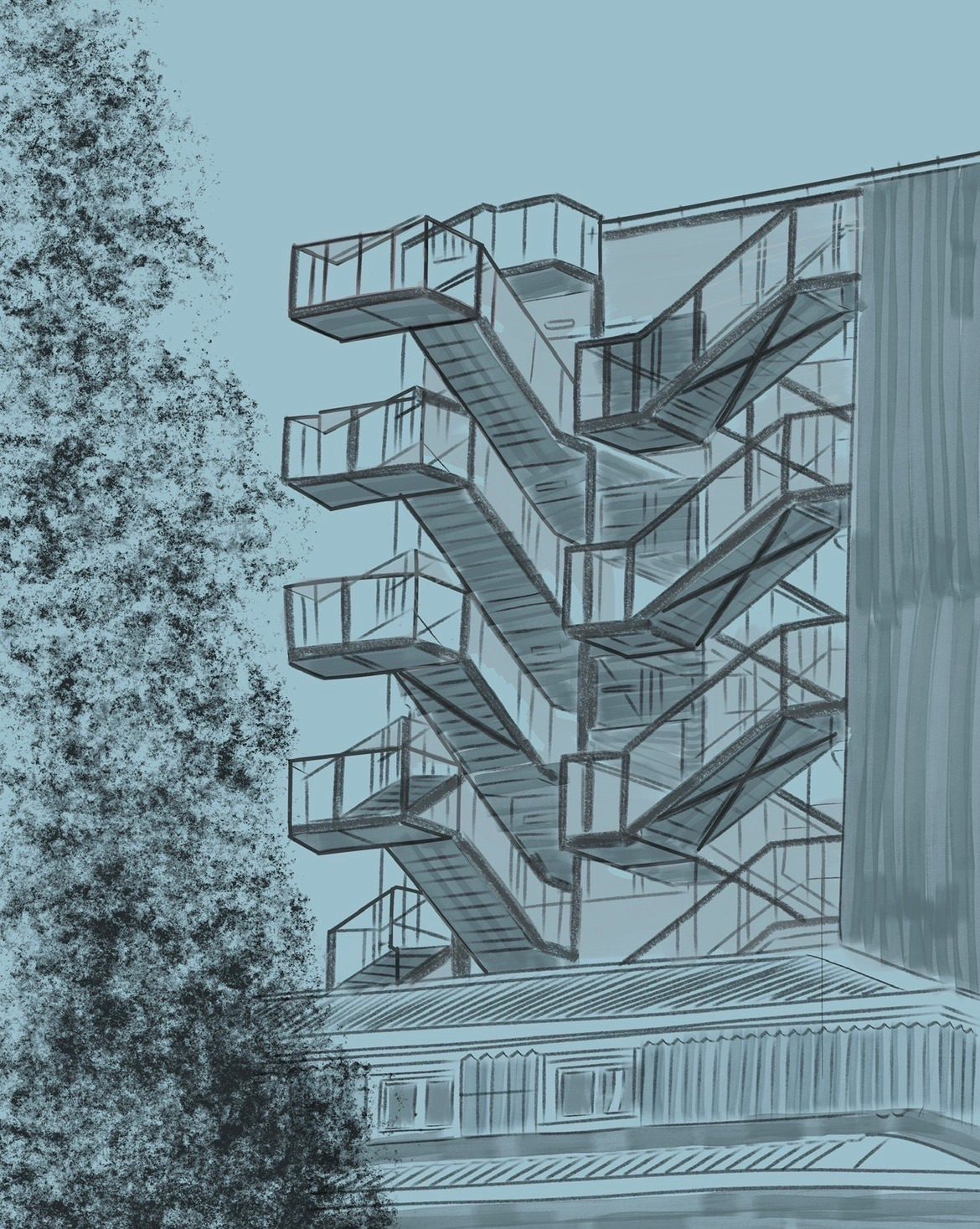 Digital iPad drawing