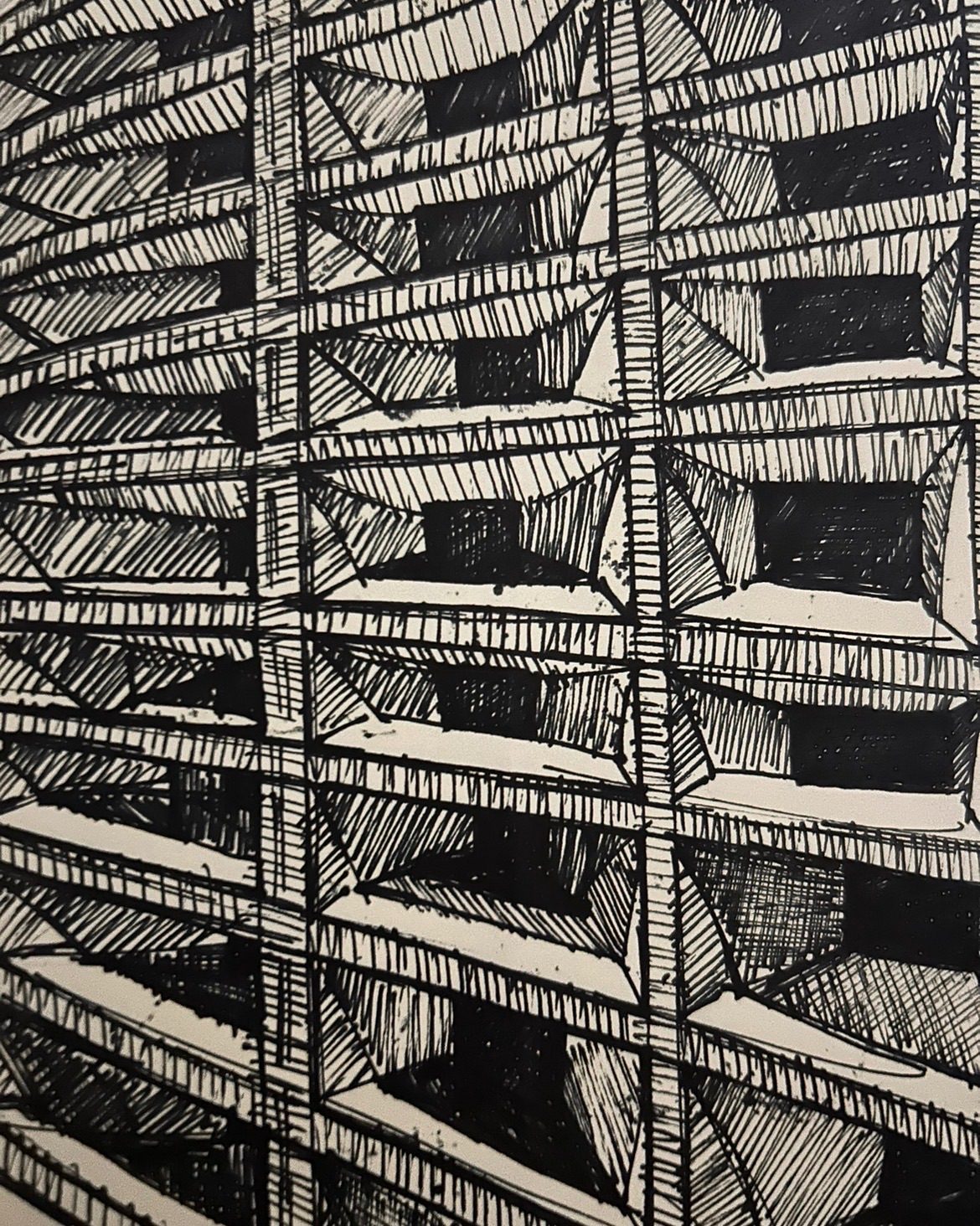 Ink drawing