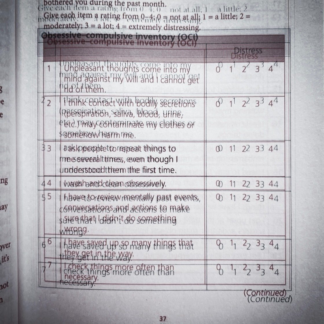 Edited image of page 37 of an OCD self-help book.