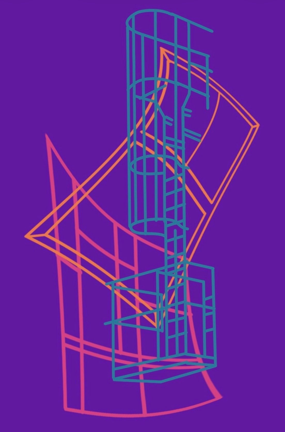 Procreate line colour study