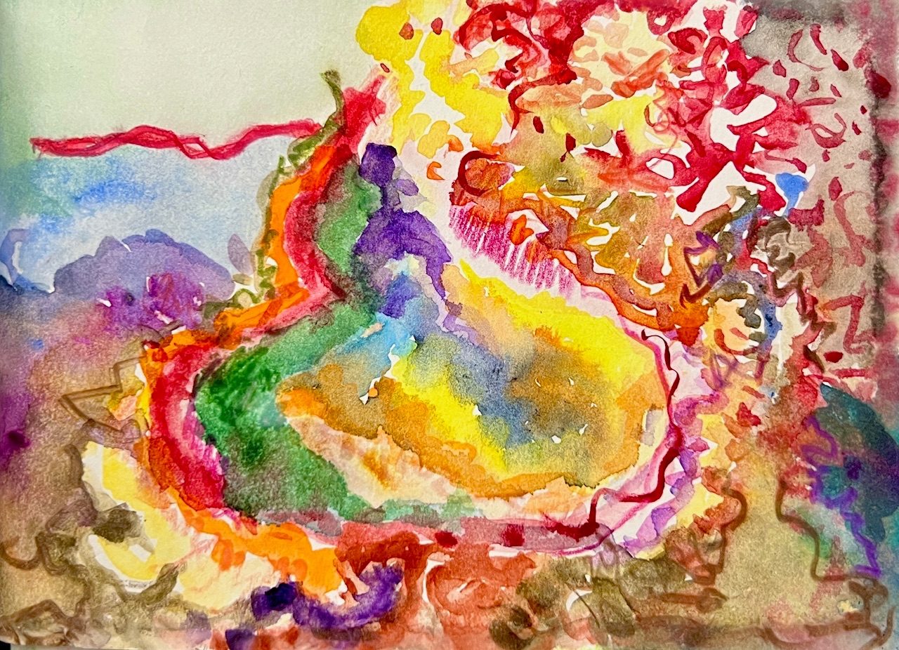 2d abstract with colour