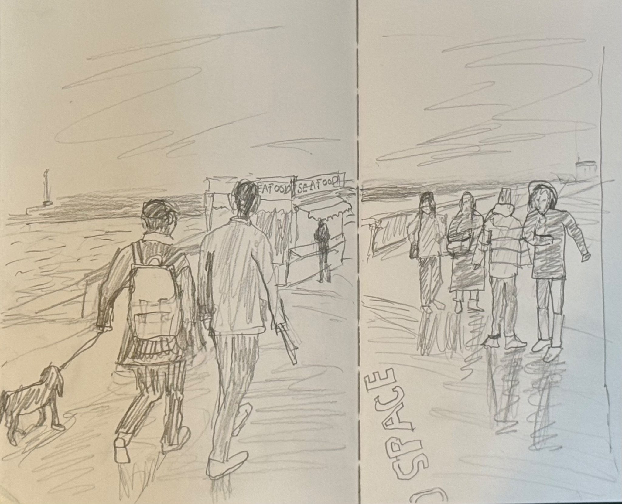 Pencil drawing in my sketchbook