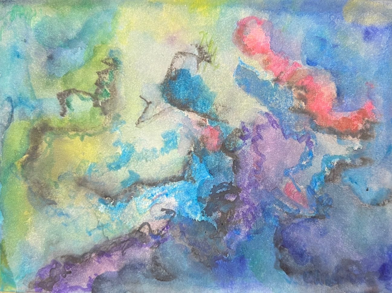 2D Mixed Media abstract