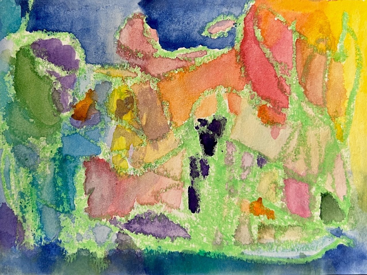 Mixed media 2d abstract