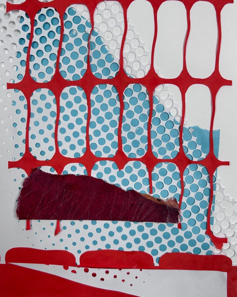 A collage with some halftone vibes