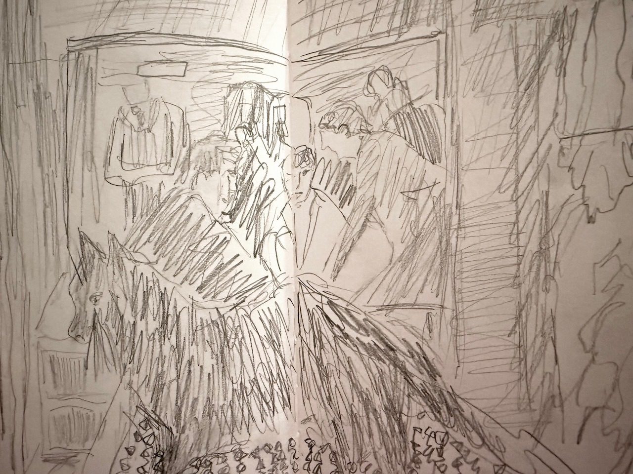 Pencil drawing in my sketchbook