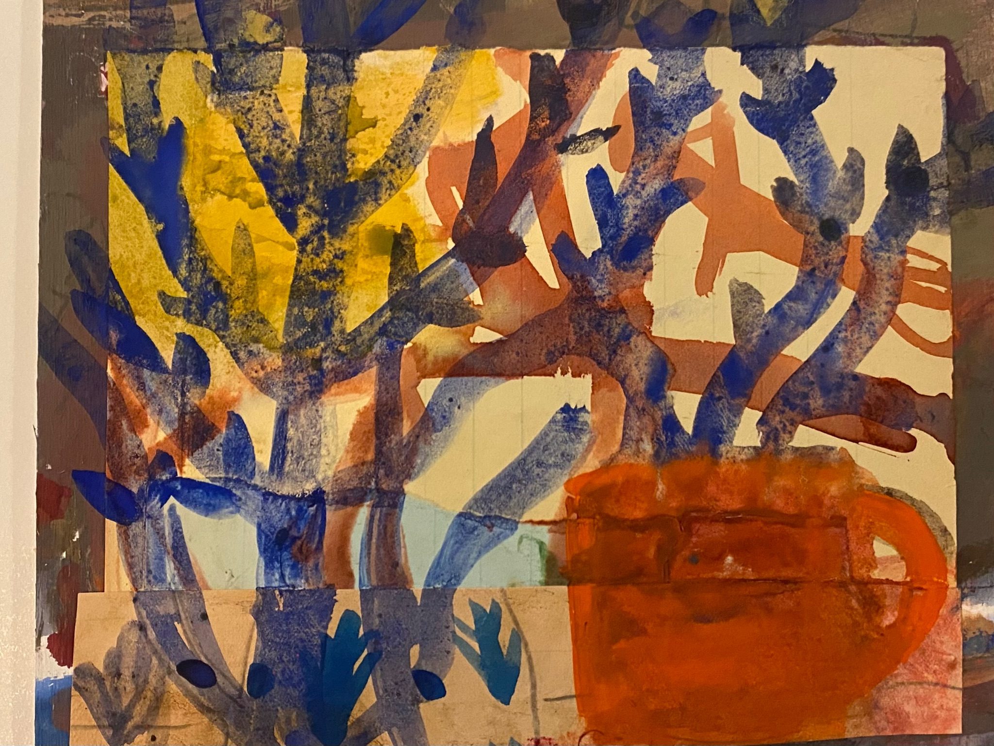 Painting and collage