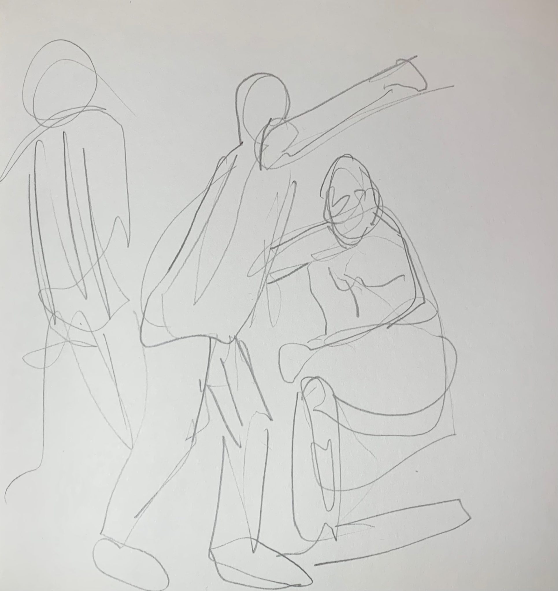 Spent today researching a few of the extreme wrestling events I’d been to. This is a really quick sketch as I had to go off to work!