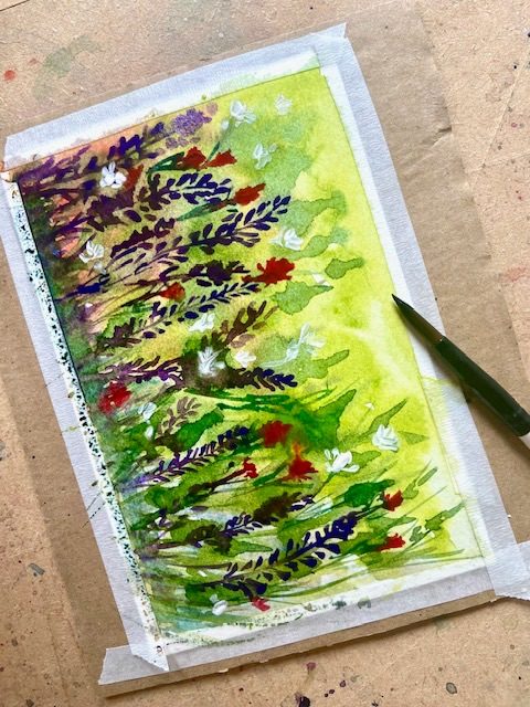 Planting wild seeds and let them grow