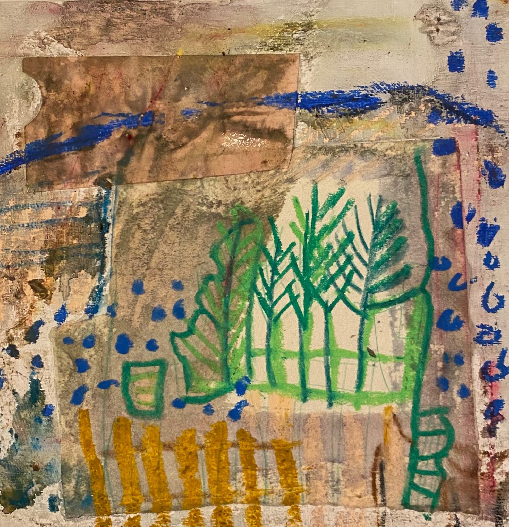 Painting and collage