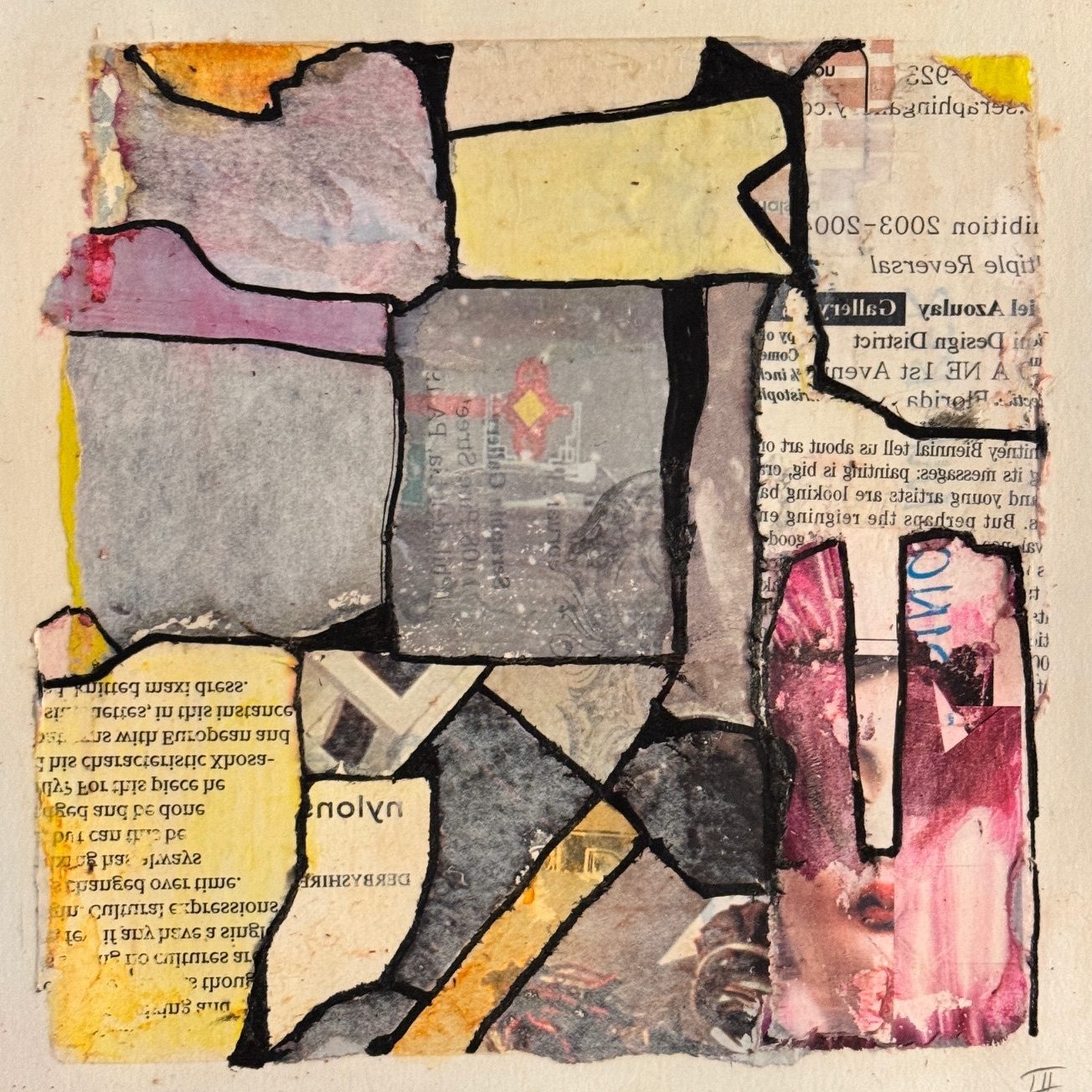 Mixed media collage