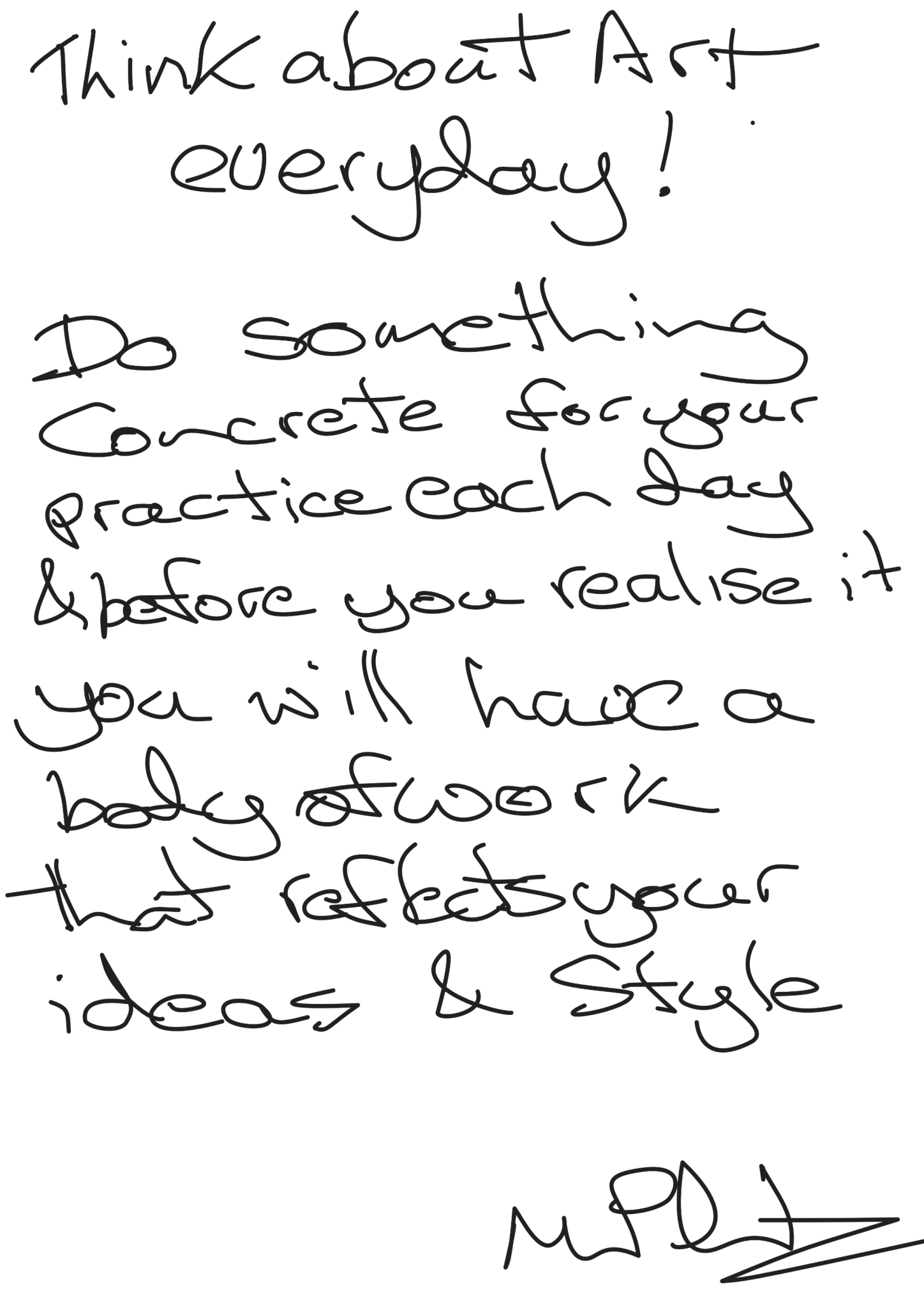 A few words about how I think about making art.