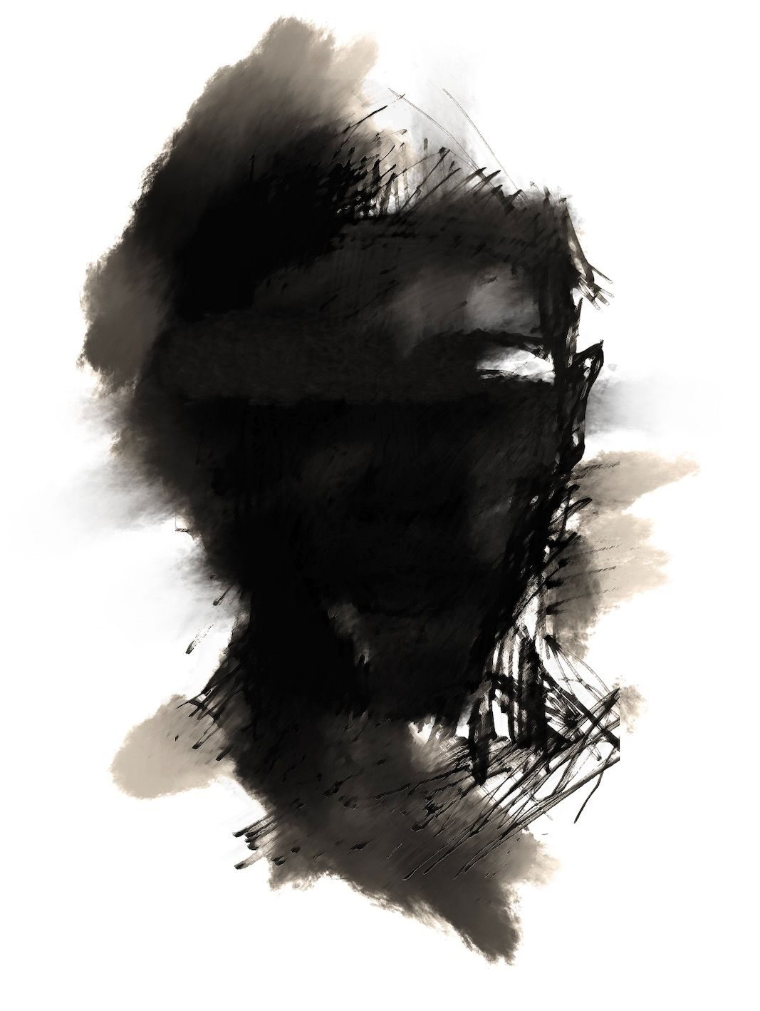 ink portrait artwork