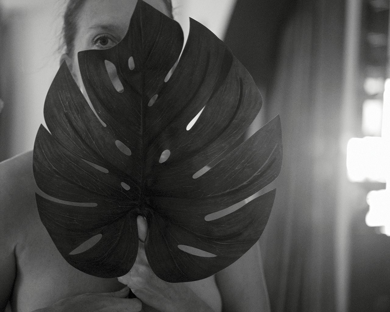 self-portrait in a mirror