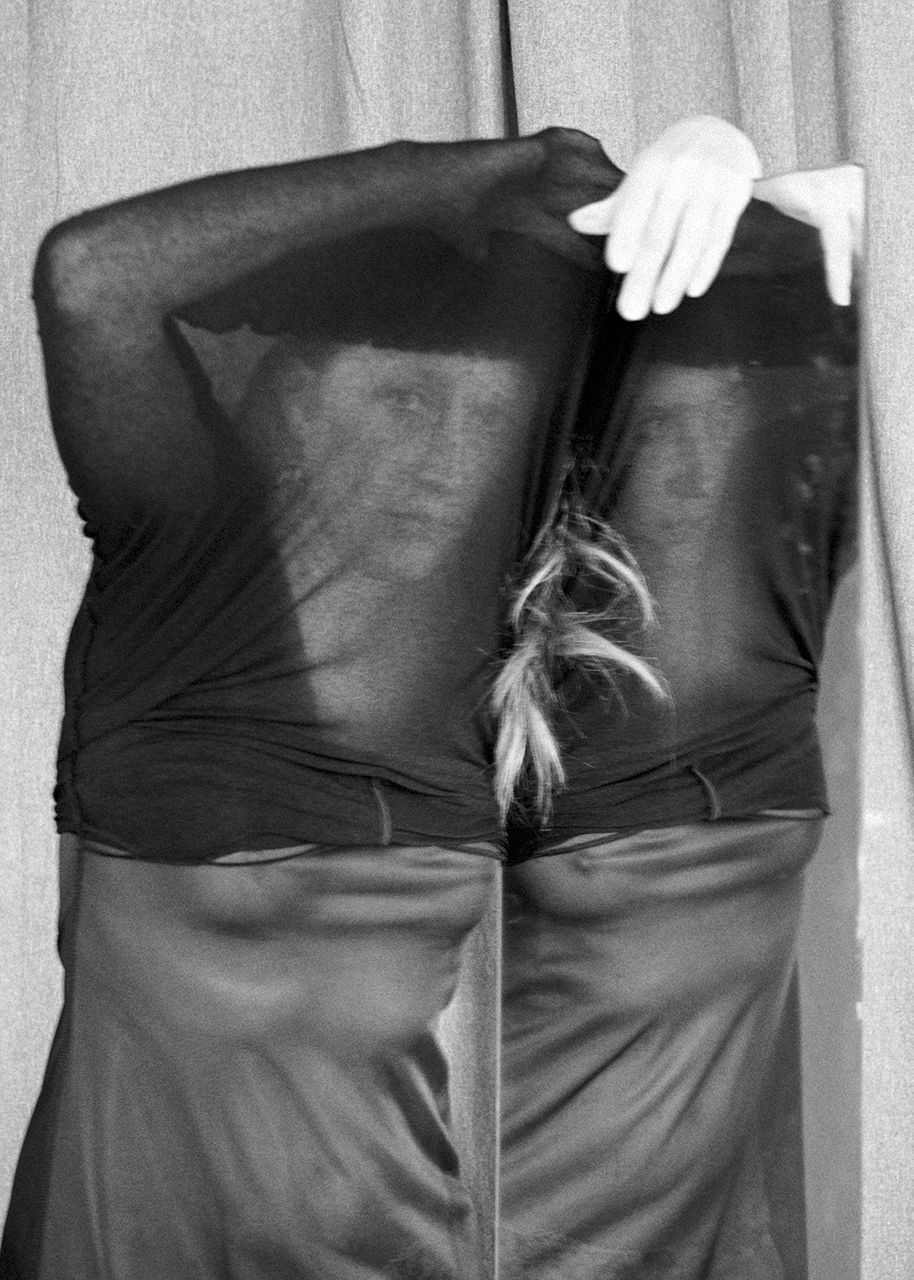 self-portrait with reflection