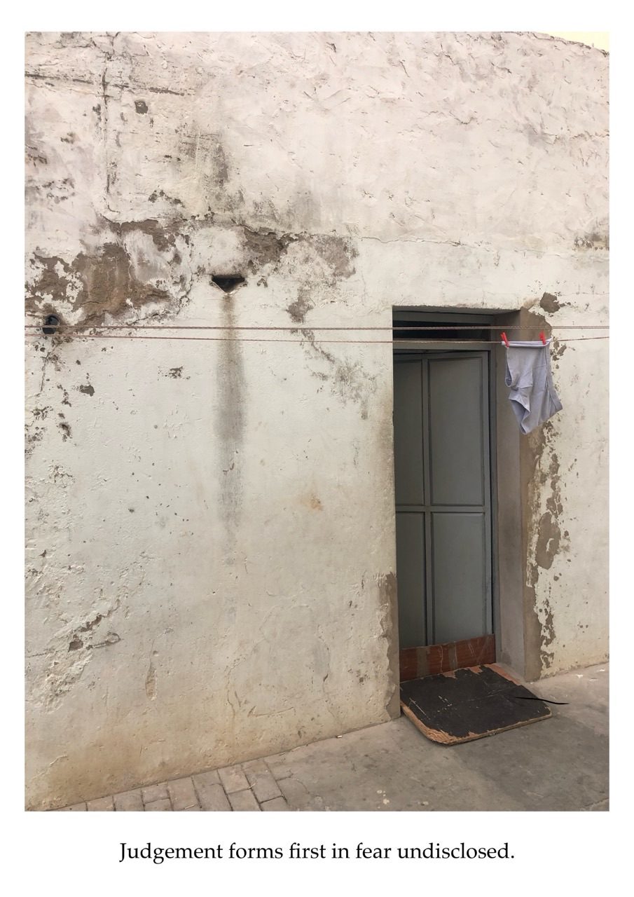 Judgement forms first in fear undisclosed.