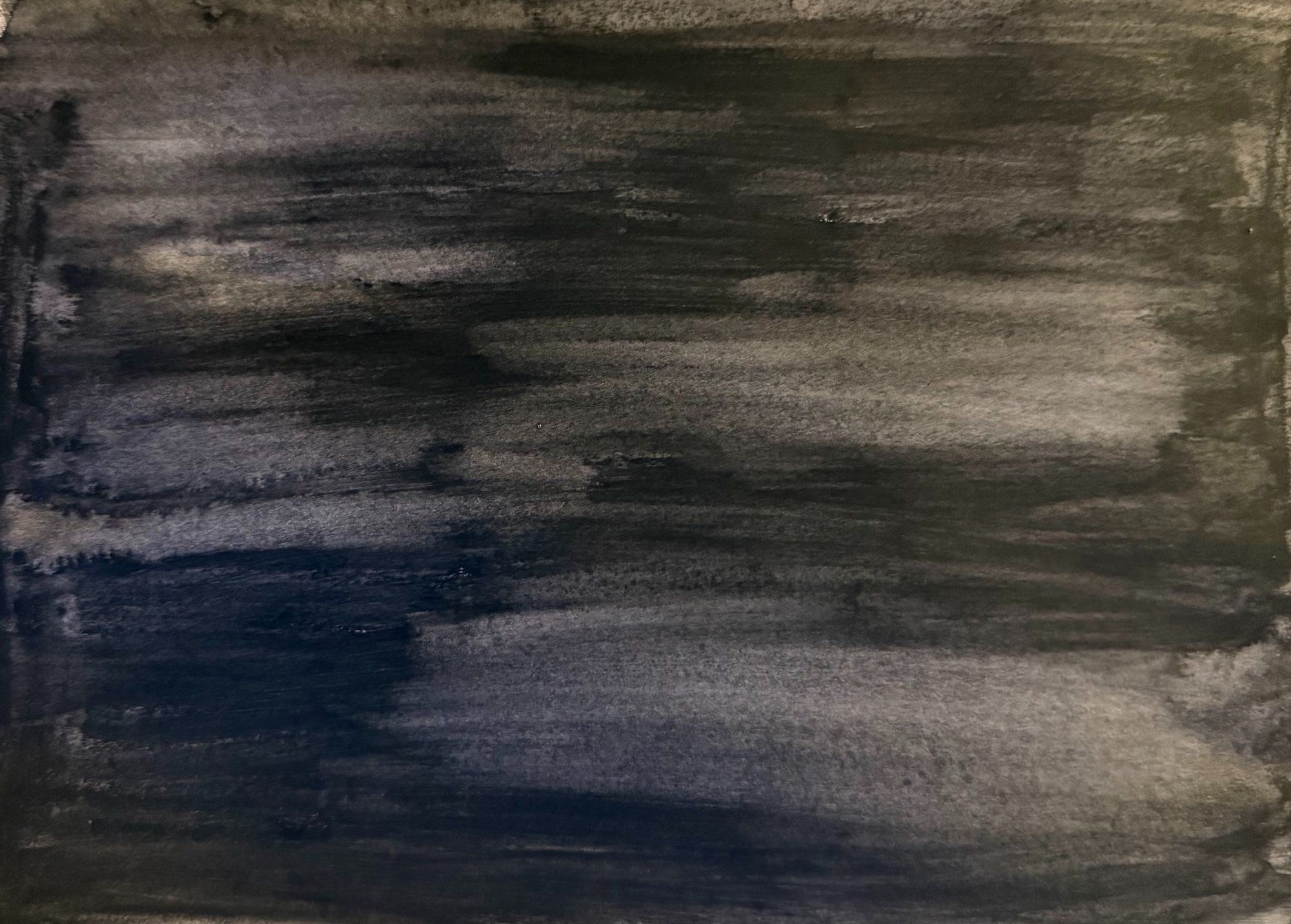 Black ground preparation for next drawing