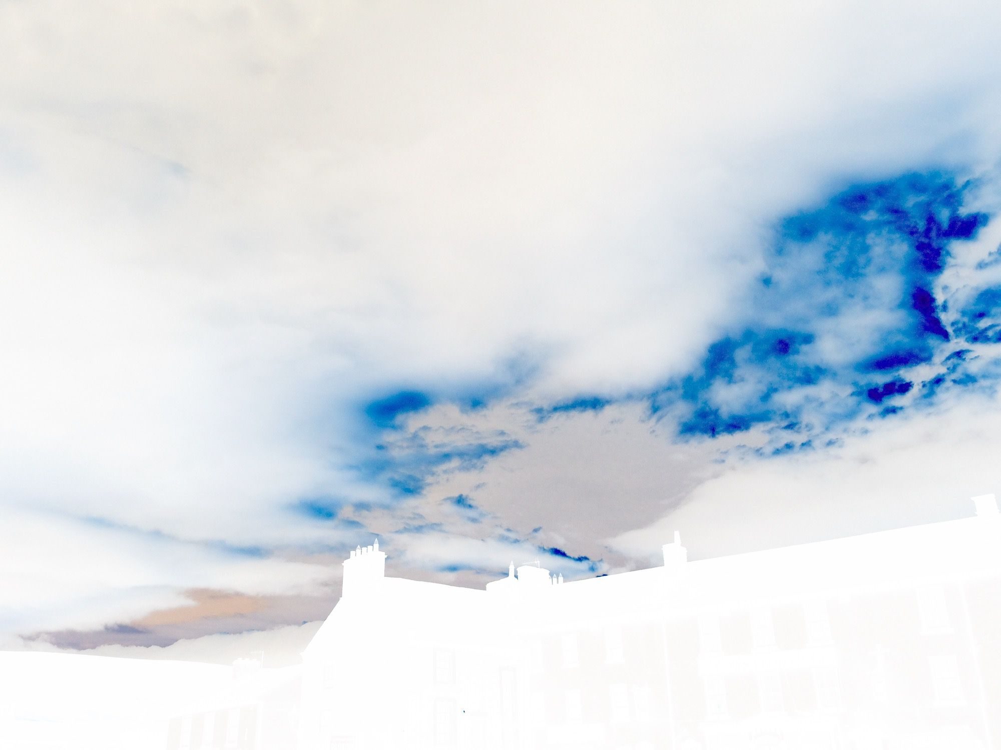 Old Cloud photo inverted in Preview