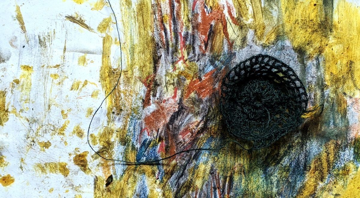 a cosmic eye gazes upon the void and whispers 'let there be art'