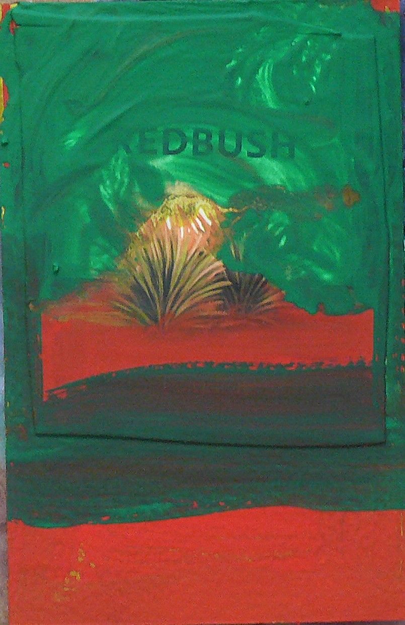 collage of tea packaging with watercolour