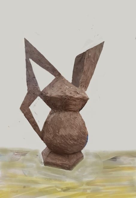 ceramic greenware - work in progress - photo edited