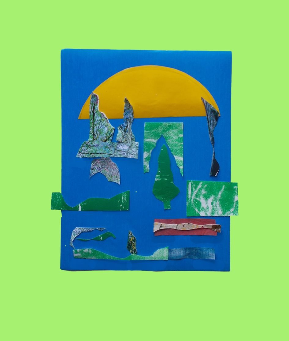 mixed imagery collage and also manipulated with photoshop