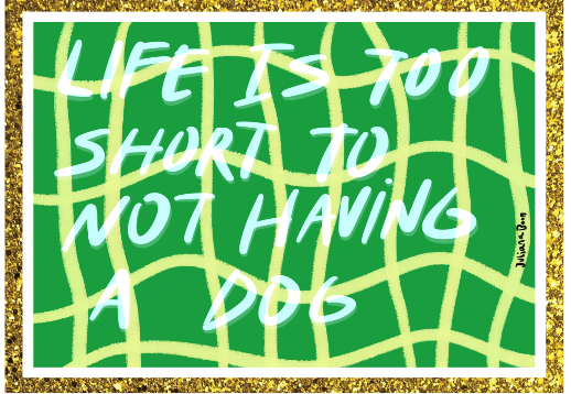 Through art I express the impact my dog made on me :) he saved me