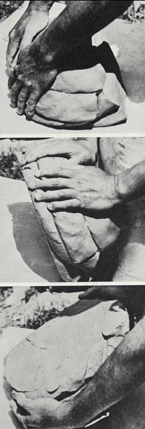 hands moulding clay