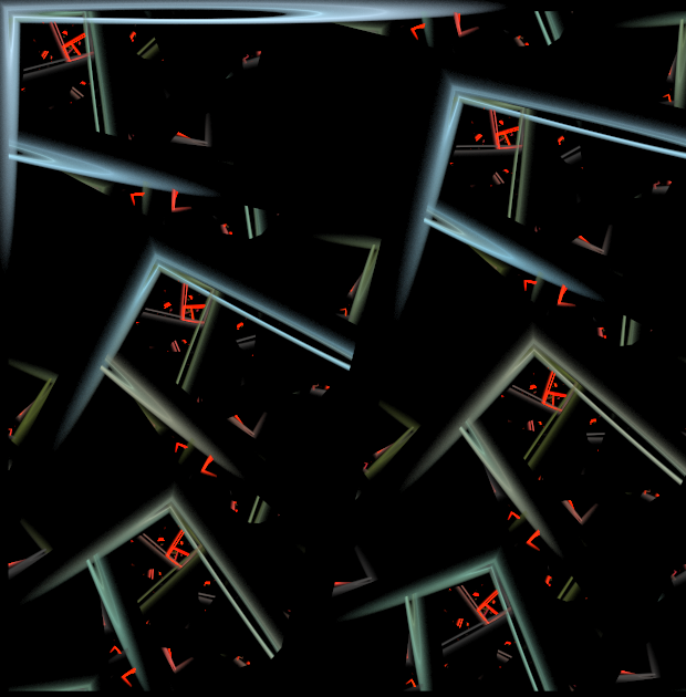 fractal pattrn resembling doors and windows