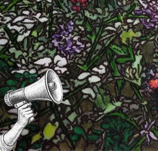 Aqueous Dispersion on Canvas, 20x20cmcm