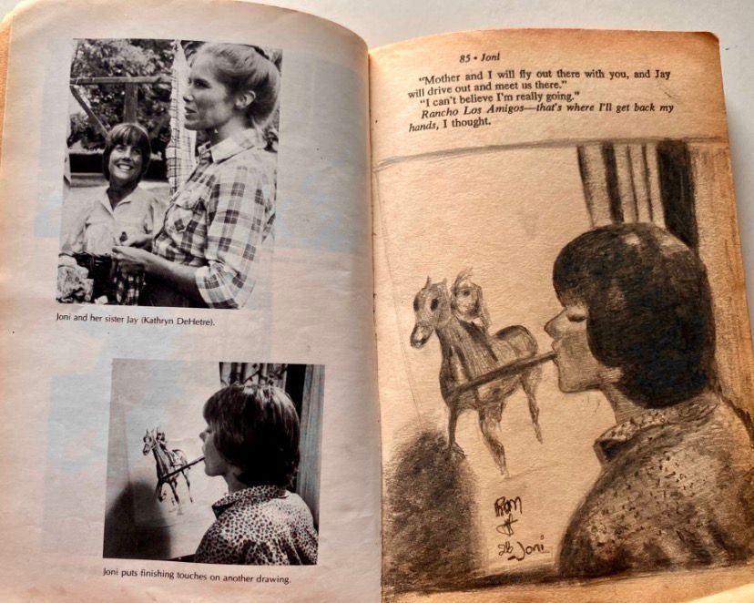 Day 8 of 30 — “Turn to page 37; make an artwork”  I returned to The Start of a Journey by Joni—one of the first books that taught me how to learn art without permission. This drawing is a quiet acknowledgment of origin: how practice begins, how lineage forms, and how an artist keeps choosing to look, translate, and continue.