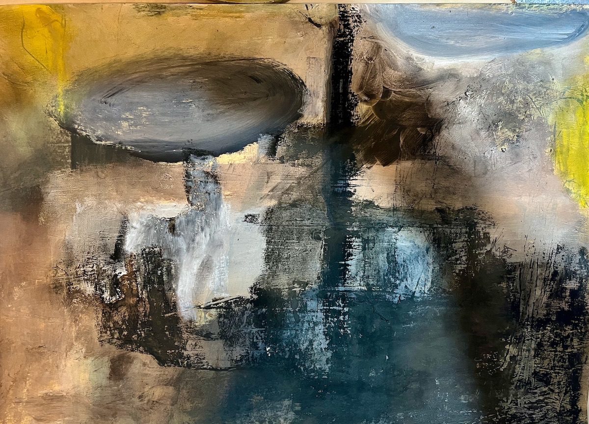 Abstract mixed media.  Indescribable.