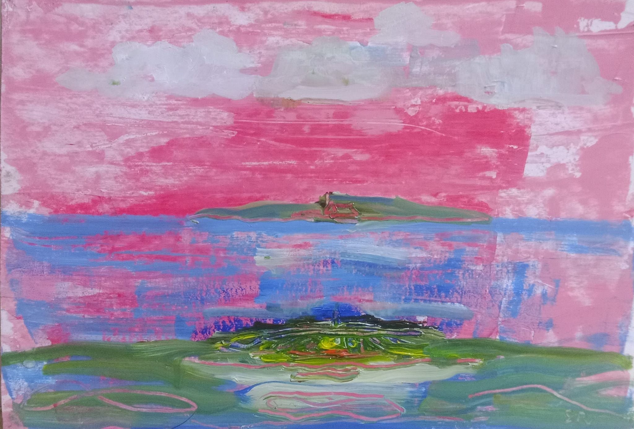 Oil on Cartridge paper