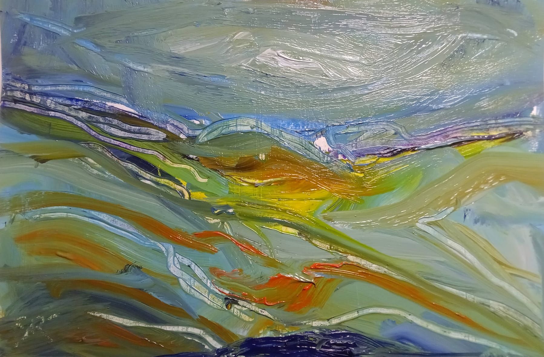 Oil on Cartridge paper