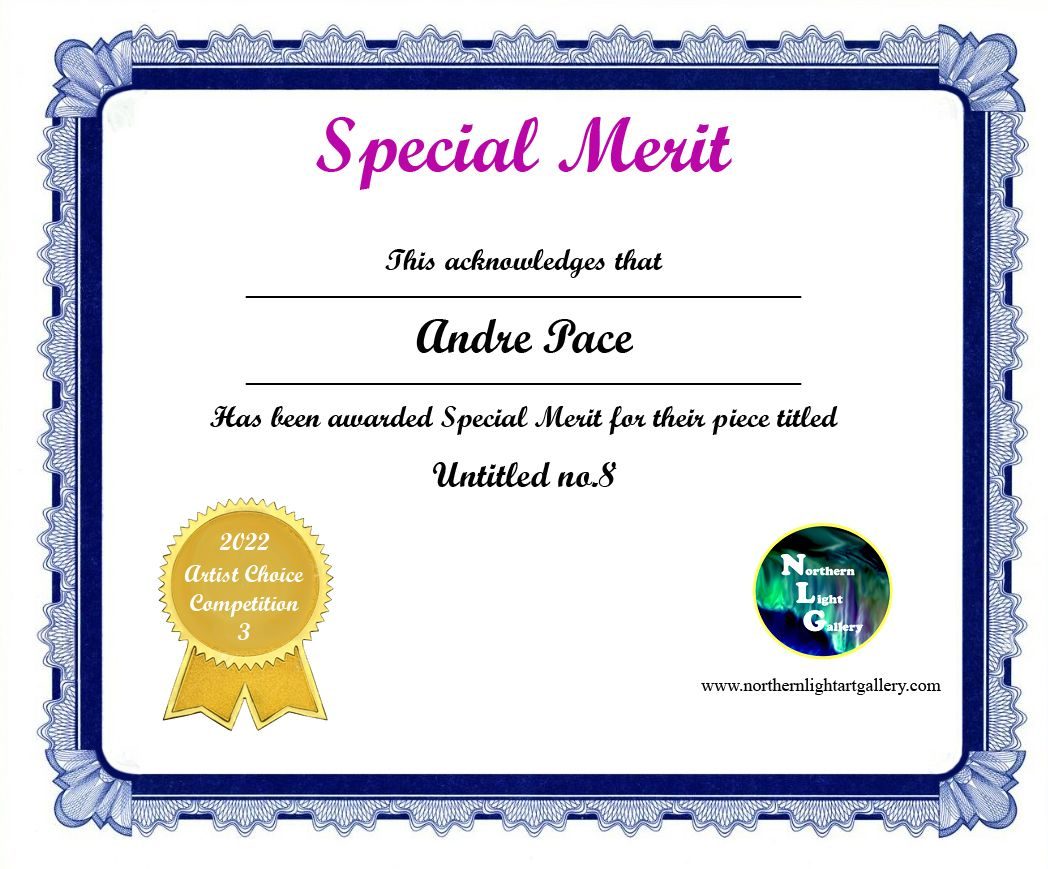 Awarded certification of the Artist works ..