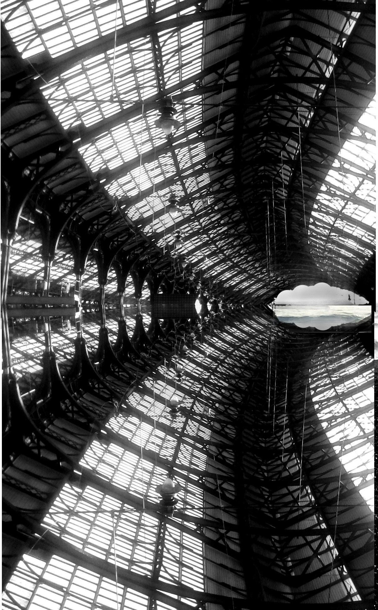 brighton beach from the station roof