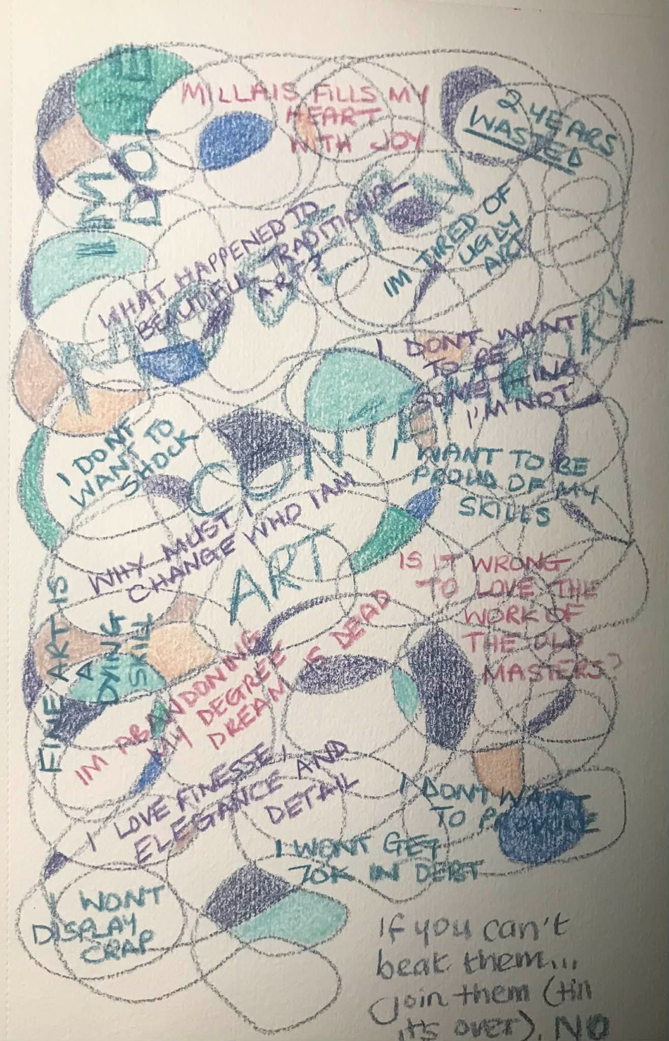 A piece of contemporary art