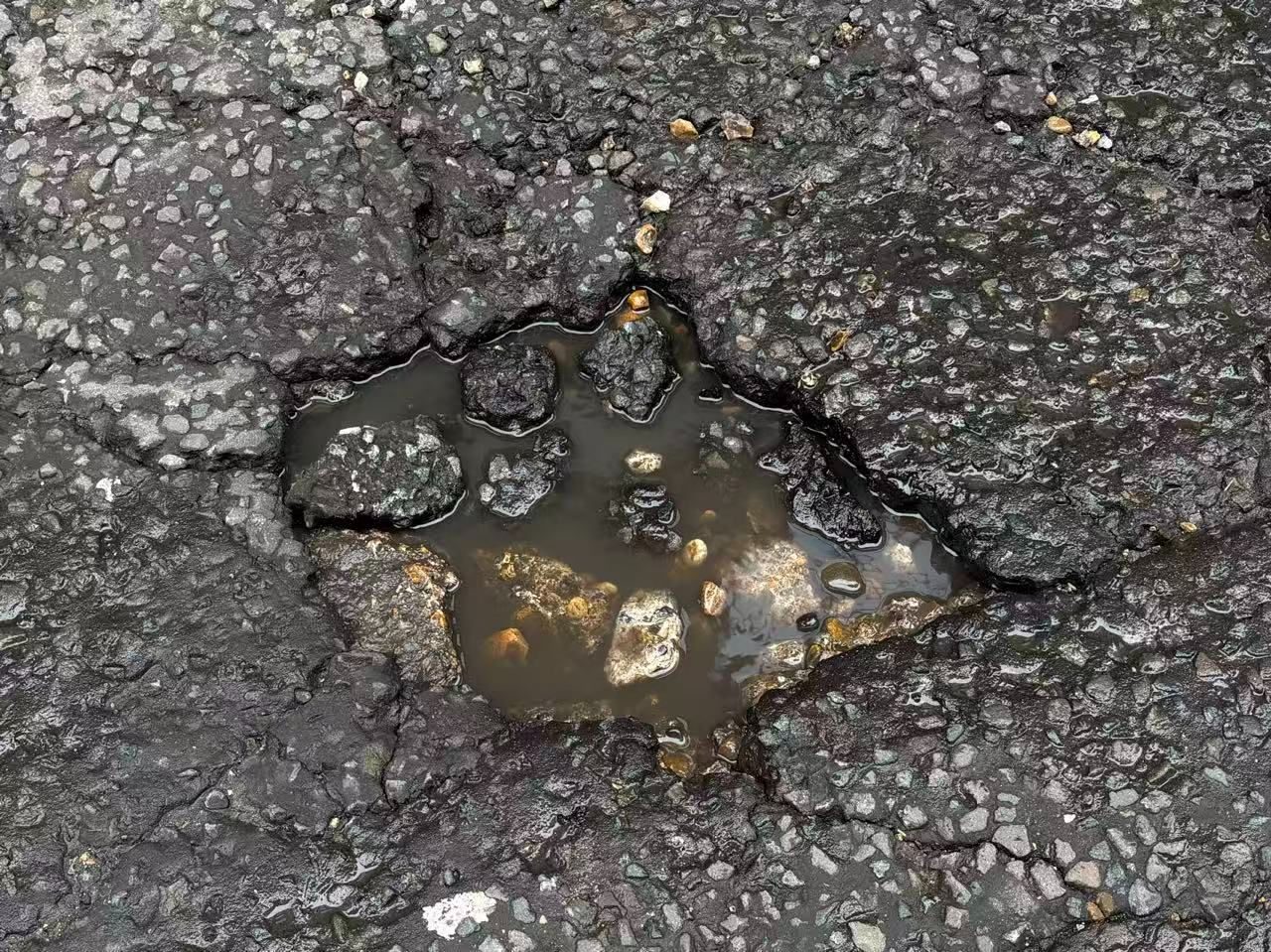 I relish the shattering of human-made things.