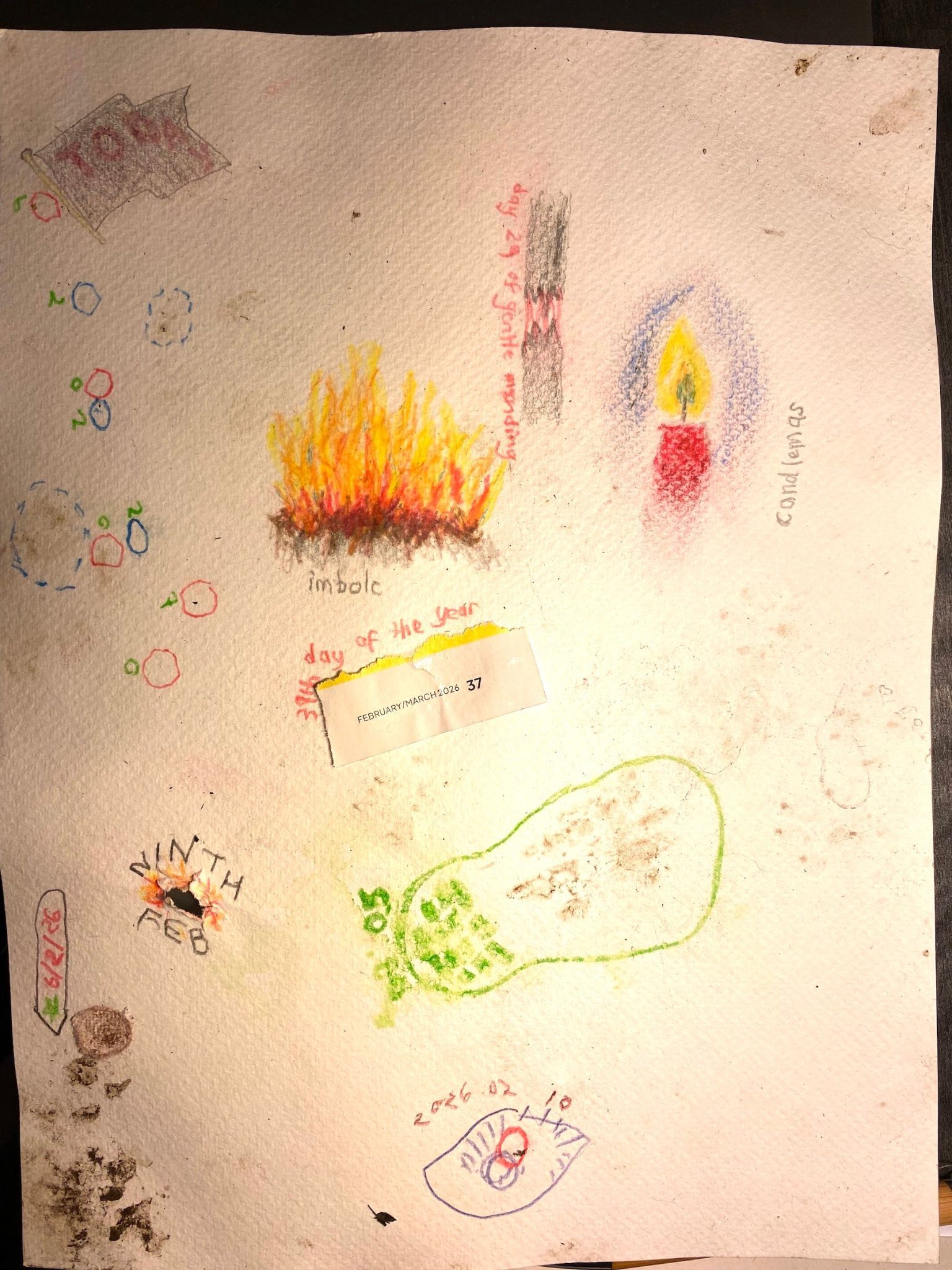 The same drawing as yesterday. The 