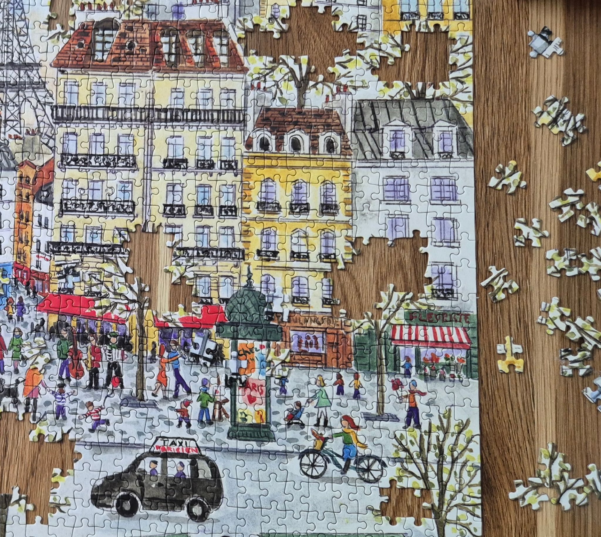 in the act of joining the pieces of a puzzle, we get a beautiful artwork