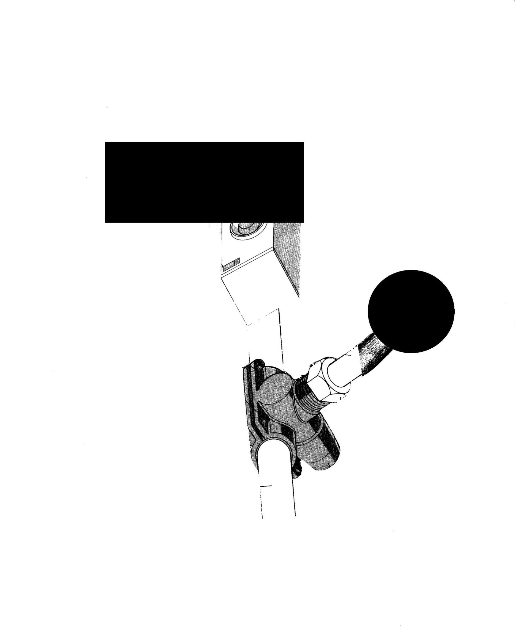 an abstract composition of a circle, a square and fragements of illustrations of plumbing pipes and a washing machine in black and white