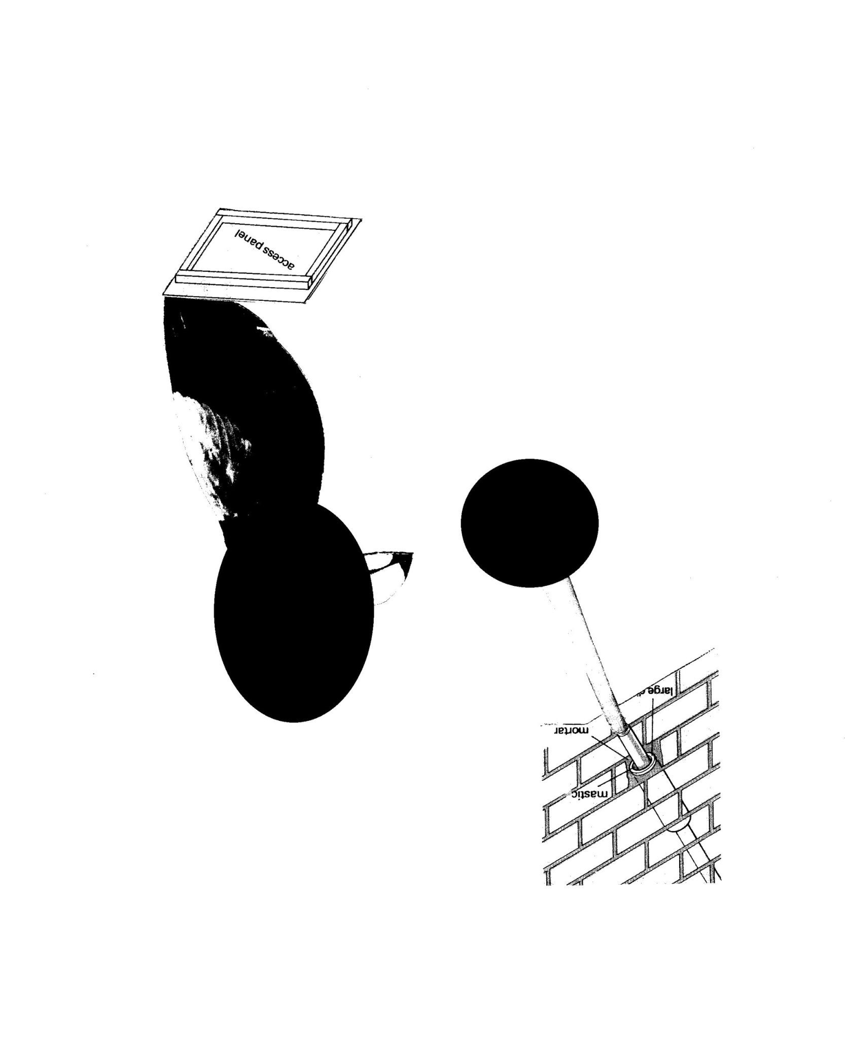 a digtial image of an abstract composition of circles, the stem of a flower, the body of a bird and fragements of illustrations from a DIY book in black and white