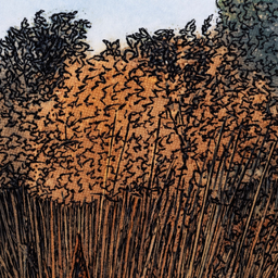 Aqueous Dispersion on Canvas, 30x30cm