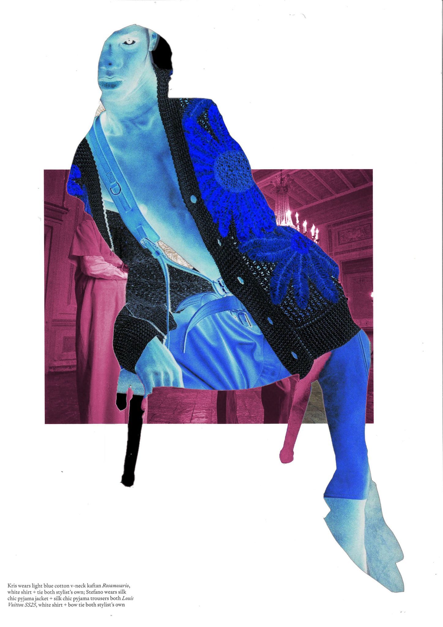 A collage using an aperture.