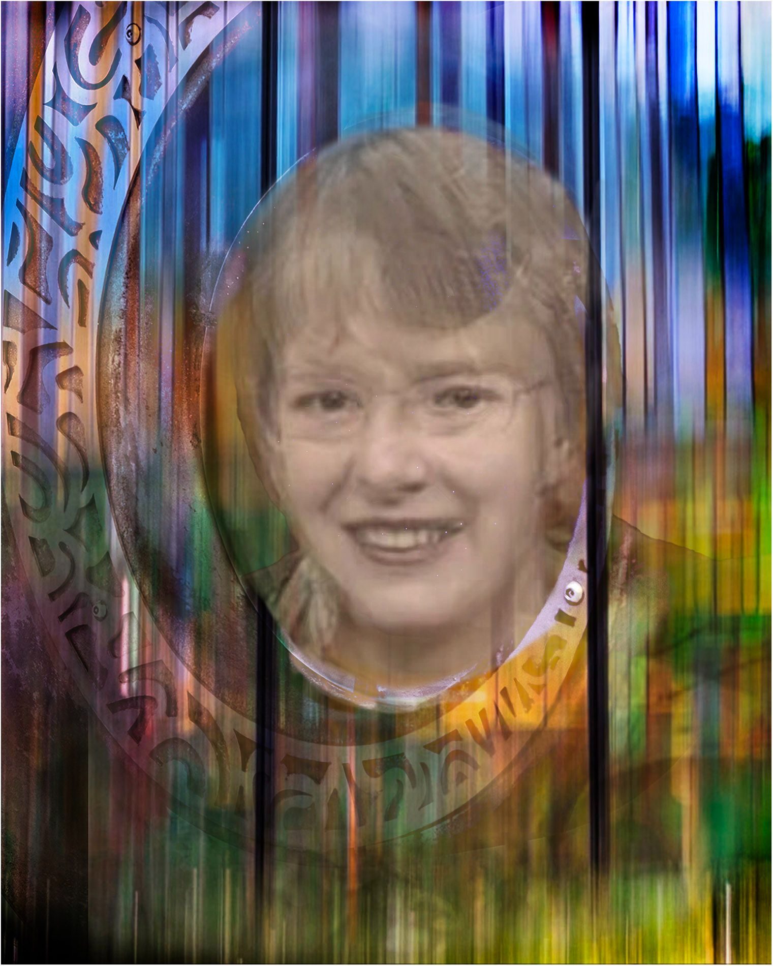 Mother, daughter, me blended with another 2 photos