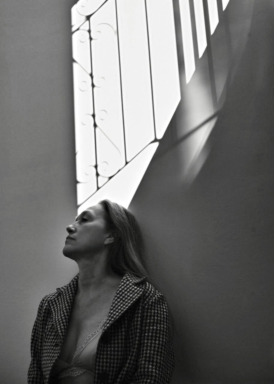 self-portrait with shadow