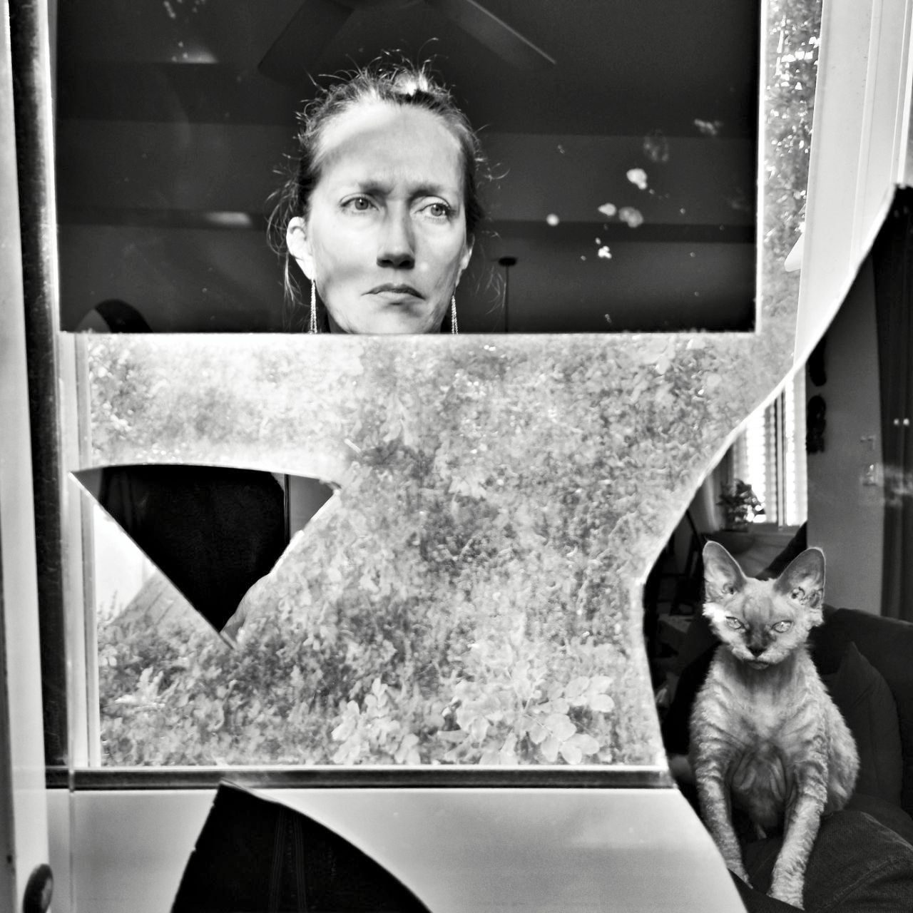 self-portrait - reflection