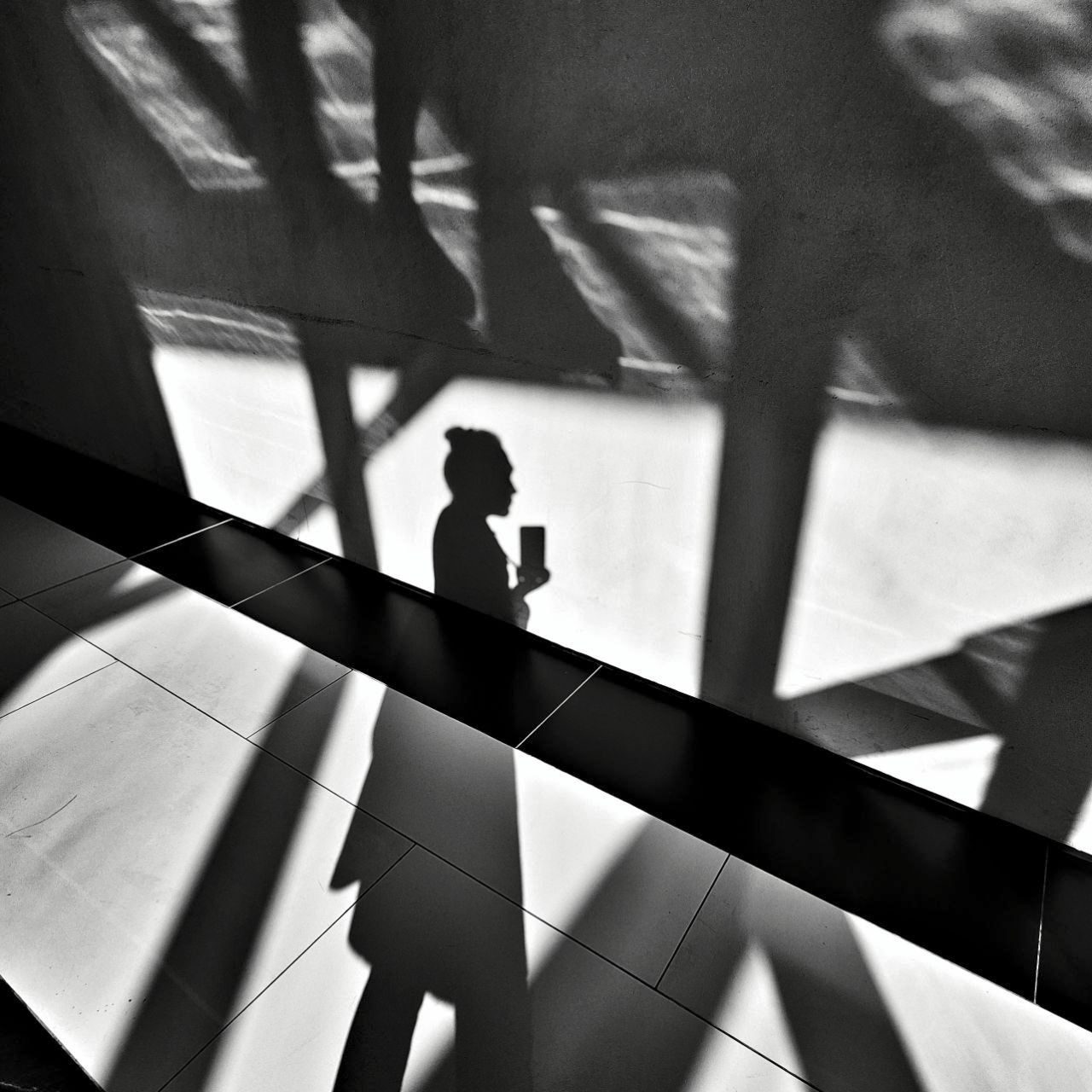 self-portrait - shadow